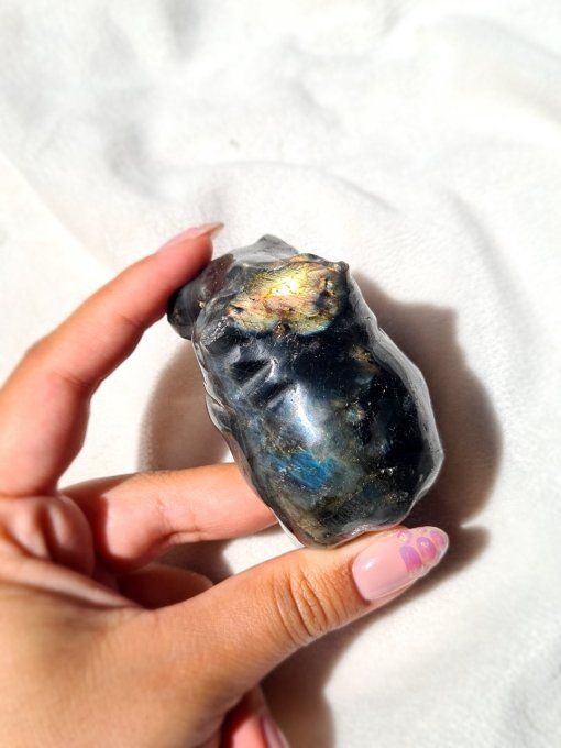 Hippopotame Labradorite