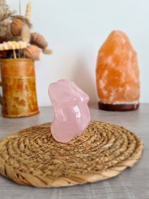 Buste Femme Enceinte Quartz Rose