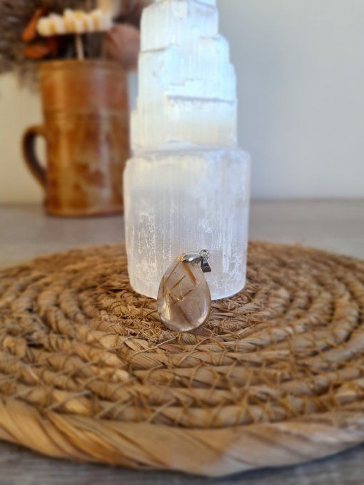 Pendentif Quartz Rutile